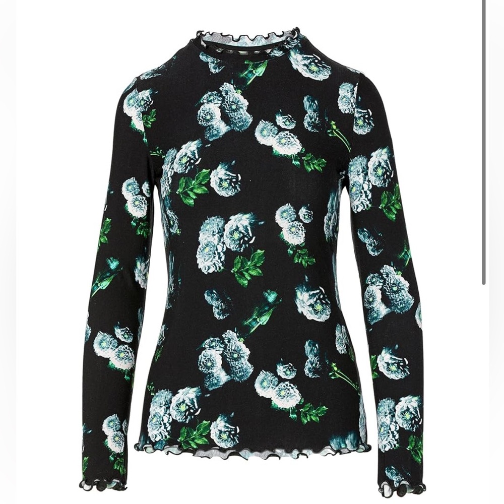 NWT Jonathan Cohen Lettuce Edge Shirt in colorway Dalia (Size:M)